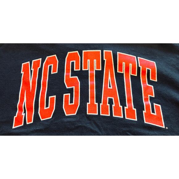 Two NC STATE WOLFPACK College NCAA Basketball Football T-Shirts Adults Large - Picture 7 of 10